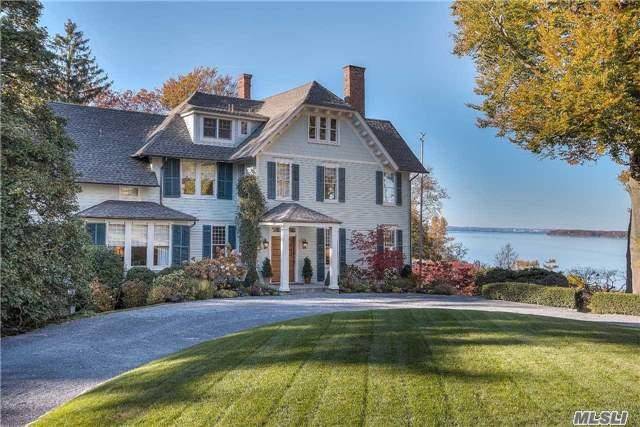 Breathtaking Water Views Overlooking Cold Spring Harbor To Connecticut !