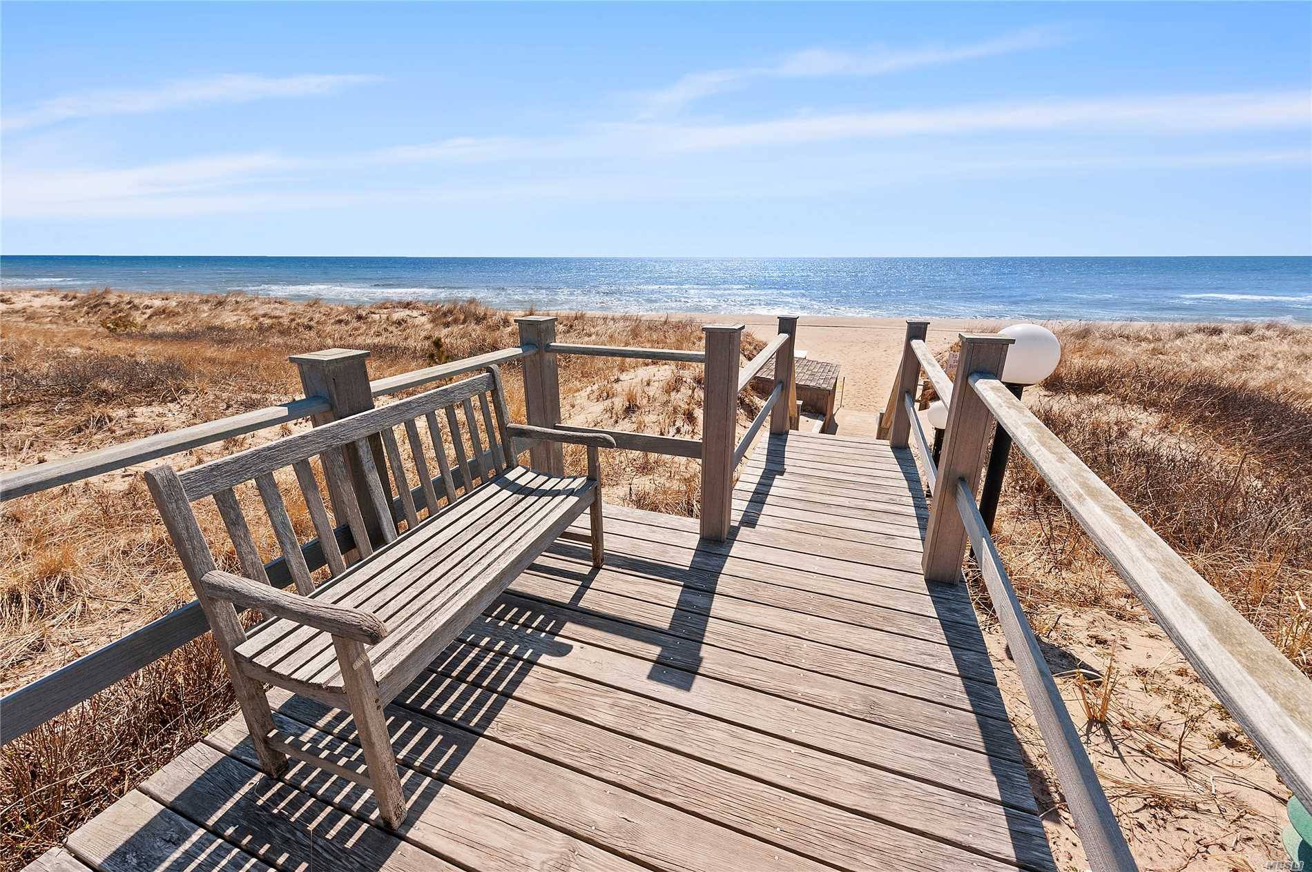 This amazing newly renovated oceanfront unit at the Ocean Colony in Amagansett provides for the ultimate beach experience.