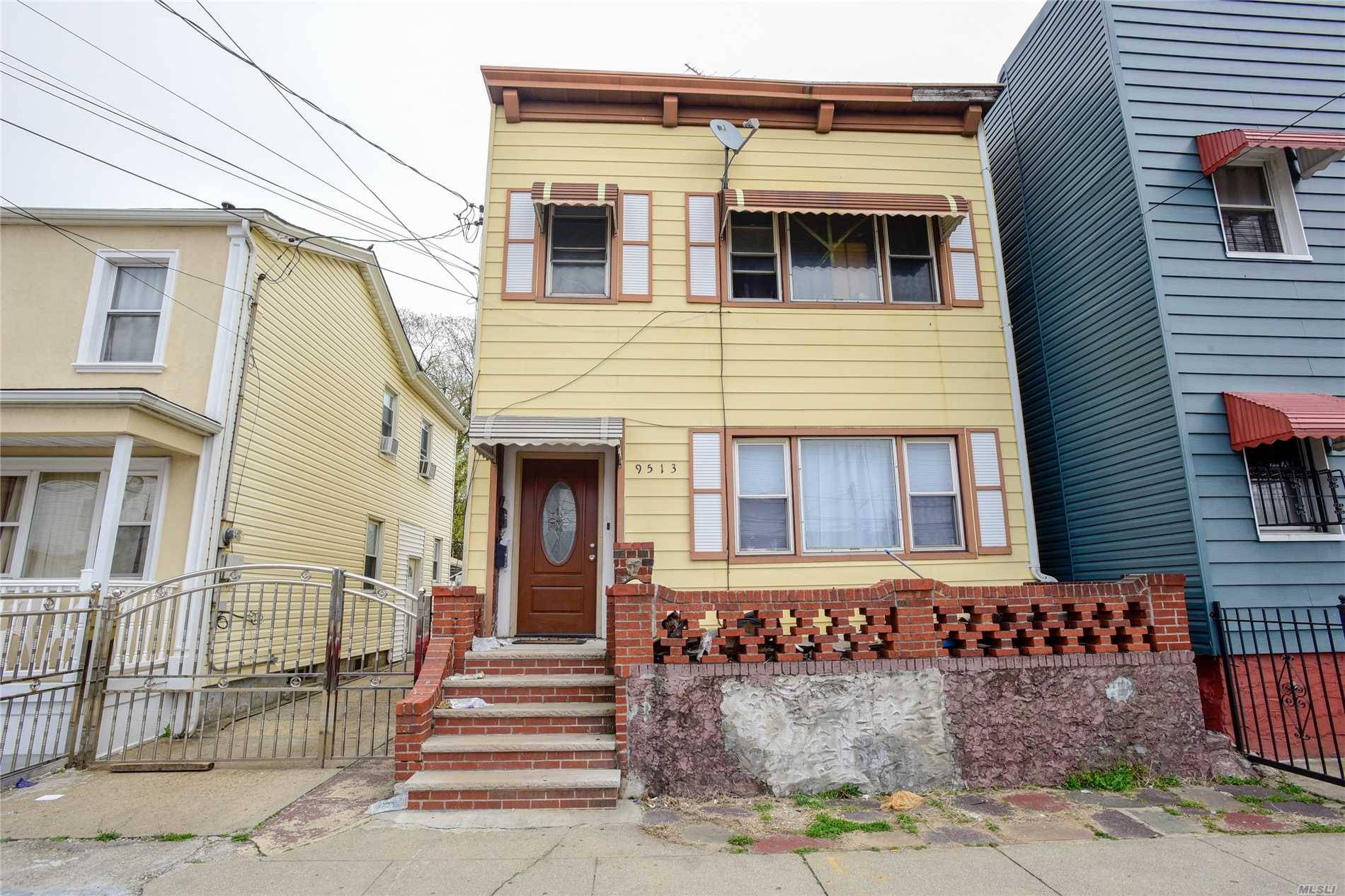 Well priced 2 family investment property or primary residence in the heart of Ozone Park.