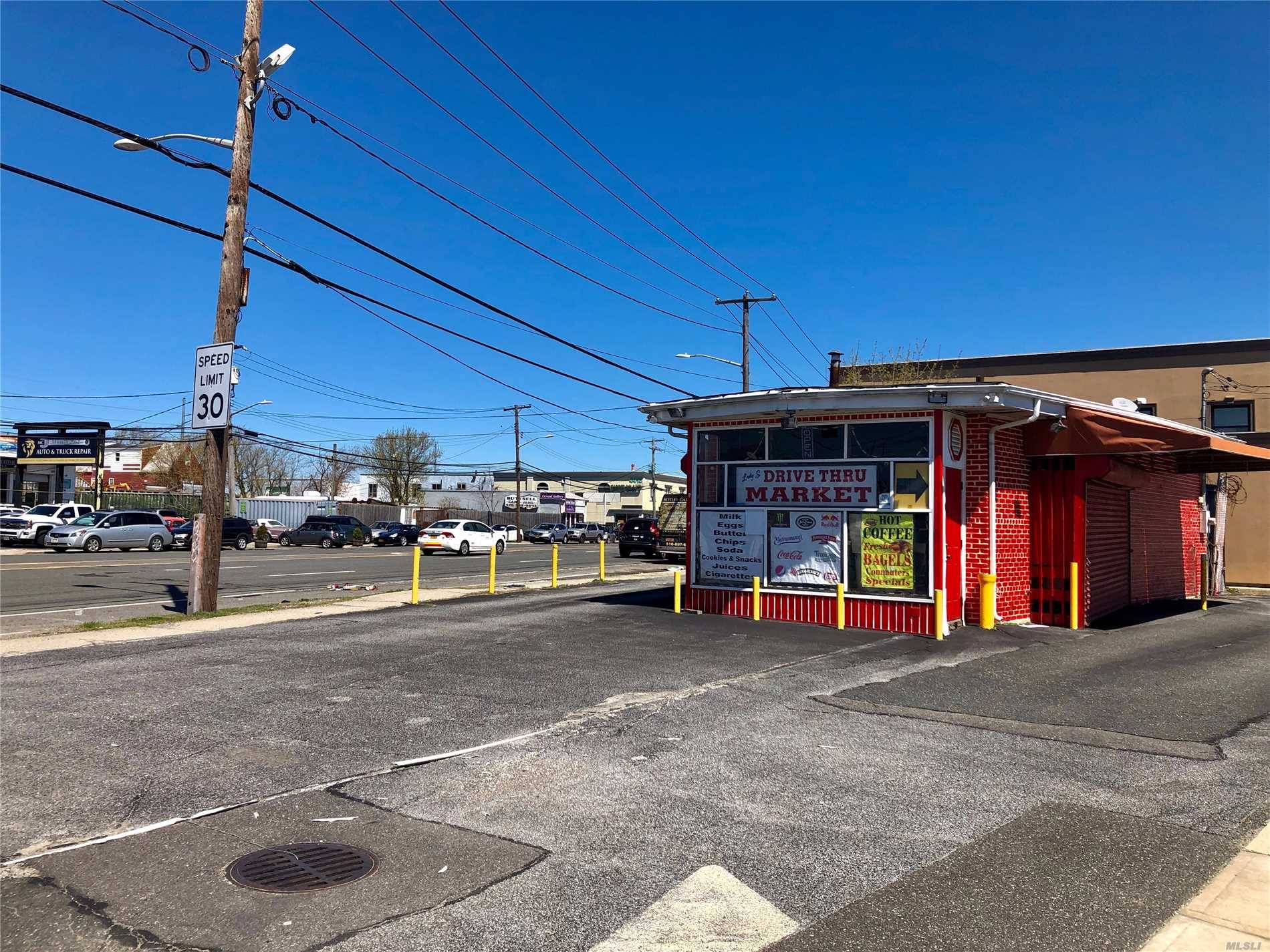 High Visibility Corner Property Located Along A Highly Trafficked Main Thoroughfare.