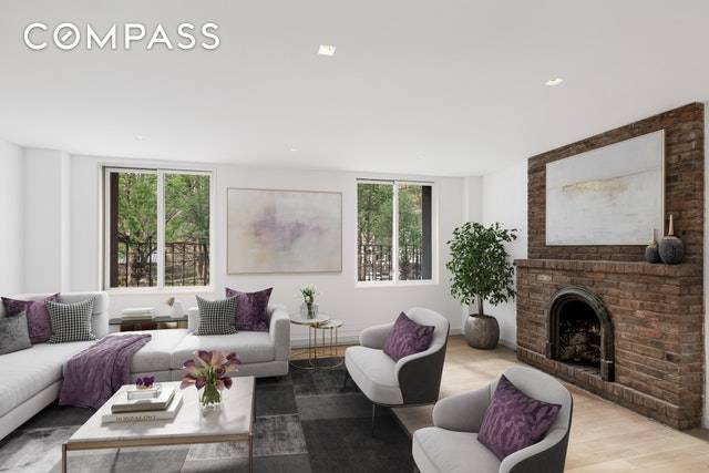 Be the first to live in this newly renovated floor through home on coveted, historic Gramercy Park.