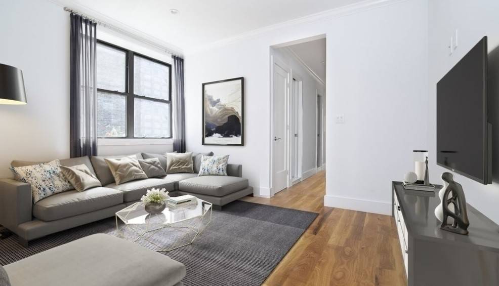 Brand new 3BR 1BA apartment in a well maintained walkup building in the heart of Chelsea.