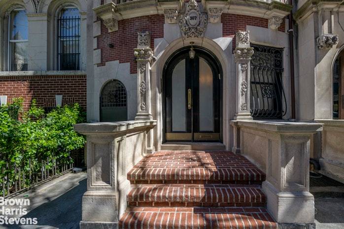 One of the few classic Clarence True Beaux Arts style houses on the Upper West Side is now available.