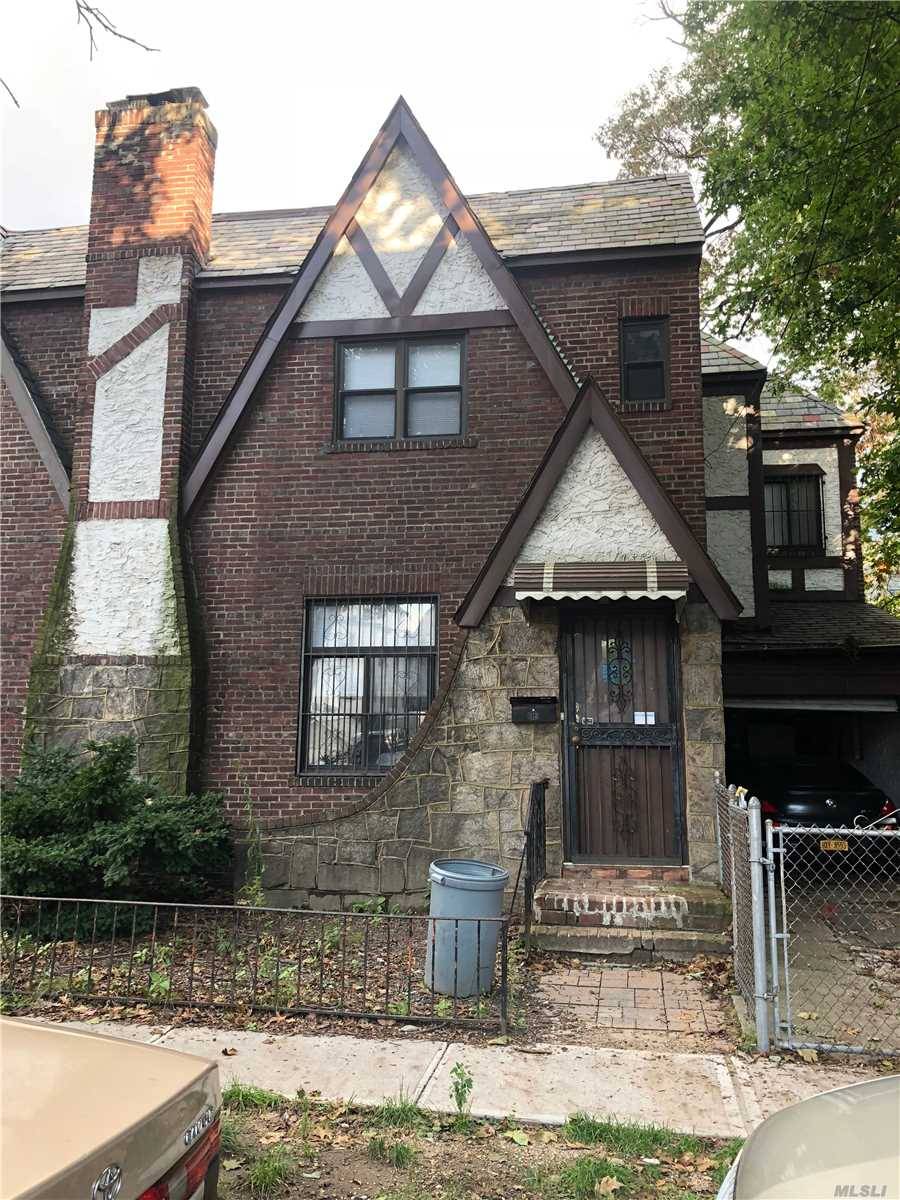 This is a beautiful semi detach Tudor Single Family home with R4A Zoning.