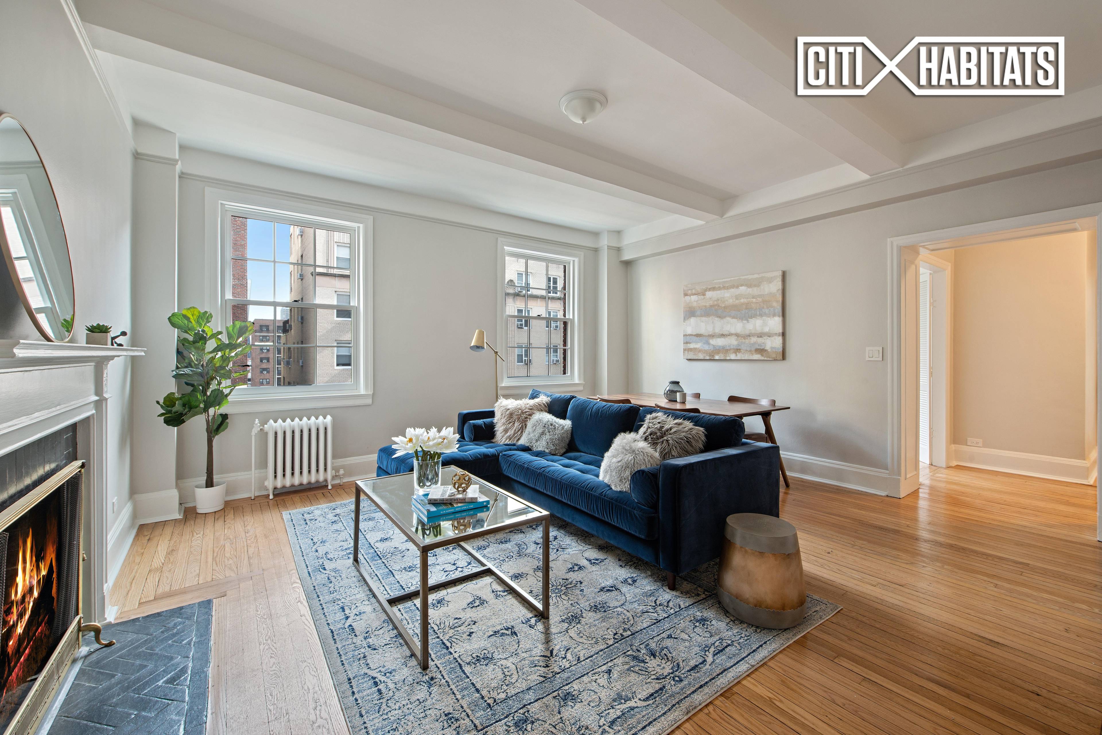 This bright and newly renovated pre war two bedroom in Murray Hill was built in 1923, and provides plenty of historic charm.