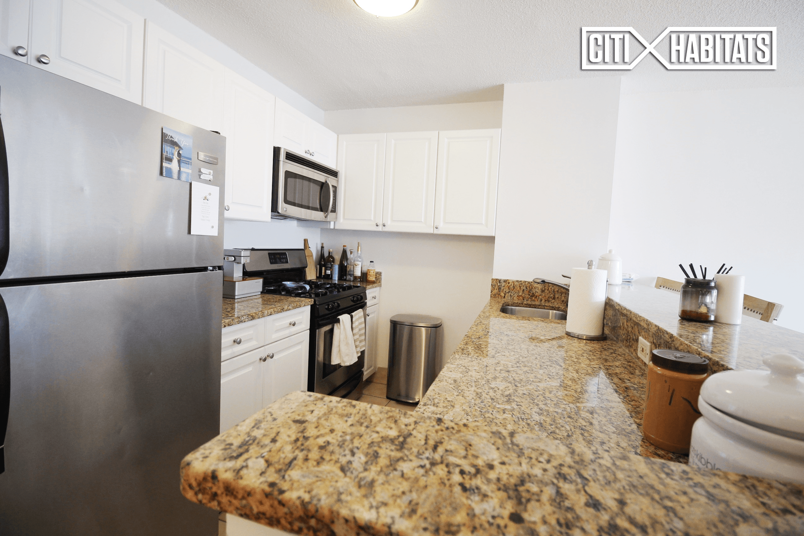 Rent Stabilized ! True 2 bedroom convertible 3 bedroom with 2 full bathrooms situated in a 24 Hour doorman building with laundry, fitness center, and a roof deck.