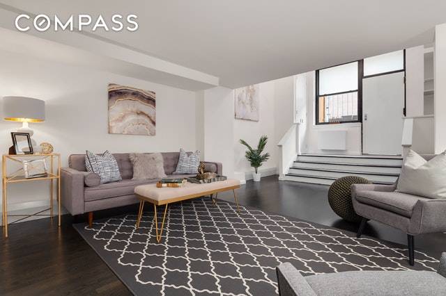 Offering a townhouse feel with loft like space, this bright and lovely West Village one bedroom, one and half bathroom duplex is the perfect city haven.