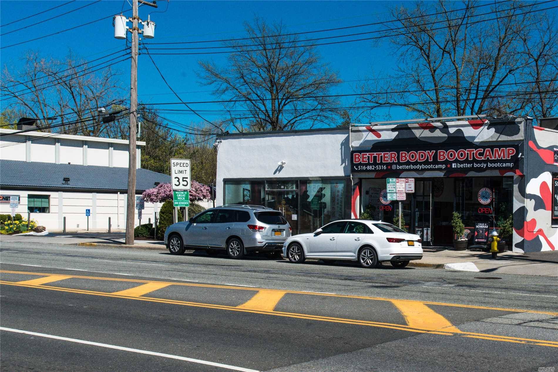 The property consists of a retail space located in Great Neck right on Northern Blvd.