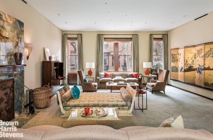 11 13 West 10th Street is a magnificent 55 foot wide renovated single family mansion, wonderfully located just off Fifth Avenue on the Gold Coast of Greenwich Village.