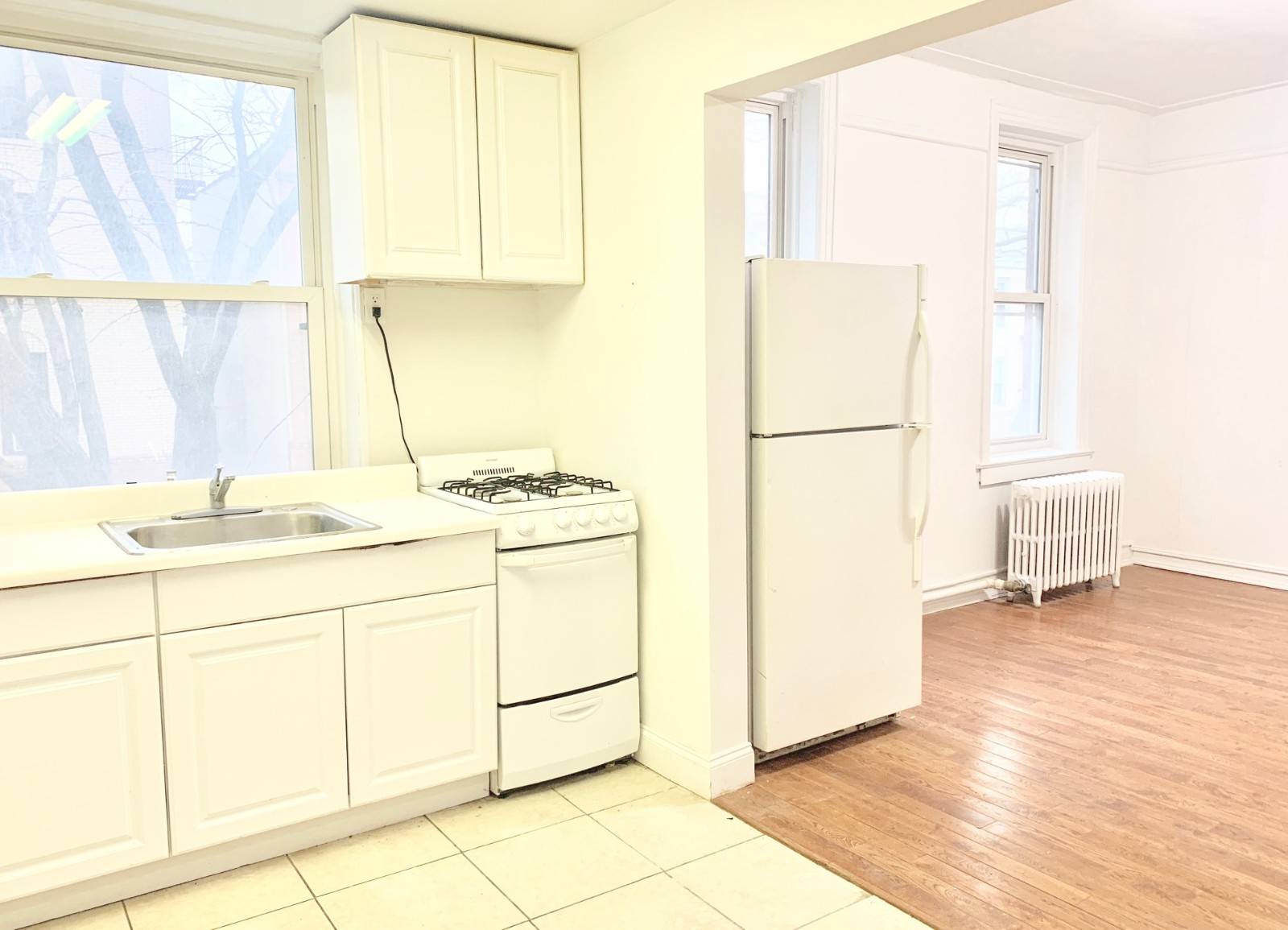A Beautiful 2 Bedroom Apartment with eat in kitchen.