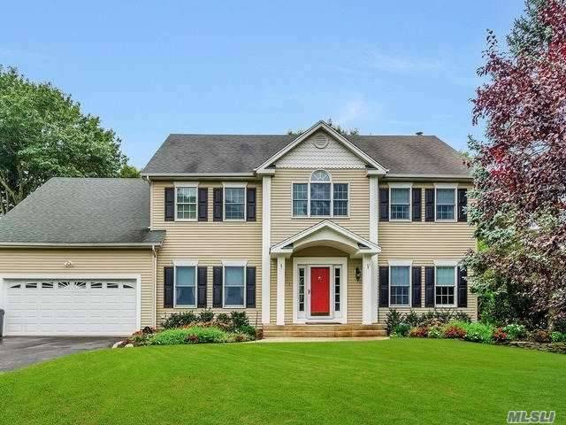 Magnificent Newly Built 5 Bdrm Colonial Smithtown School District Expanded Blacktop Driveway Beautiful Portico Hrdwd Flrs Custom Moldings And Blinds Throughout Kit W Granite Counters Ss Appl Double Oven Beautiful ...