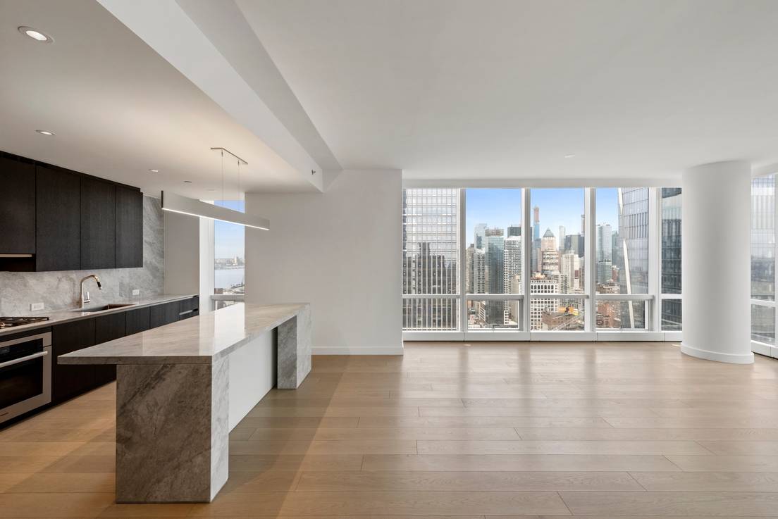 First Three Bedroom at 15 Hudson Yards with views of the Vessel + Hudson River