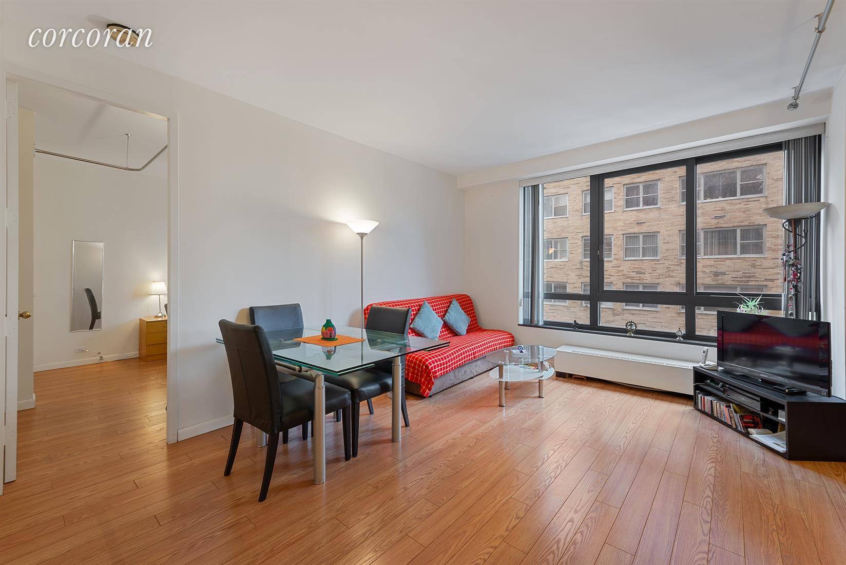 Fantastic one bedroom, one bathroom apartment available for sale at 100 United Nations Plaza.