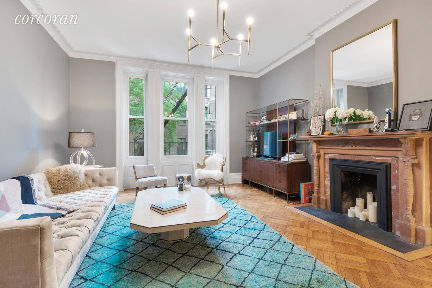 Welcome to 50 West 9th Street 2A This stunning two bedroom one bath home is located on the Gold Coast of Greenwich Village, and features exquisite original details, and gorgeous ...