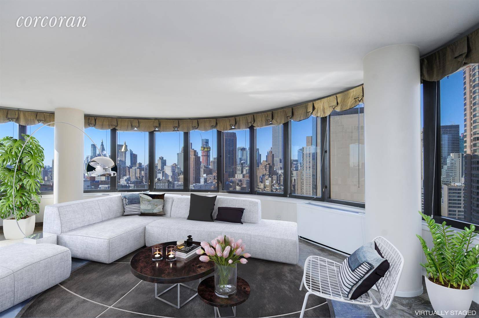 BEST DEAL PER SQUARE FOOT THE CORINTHIAN CONDO Spectacular panoramic views from every room of South Manhattan skyline Empire State and Chrysler Building,.