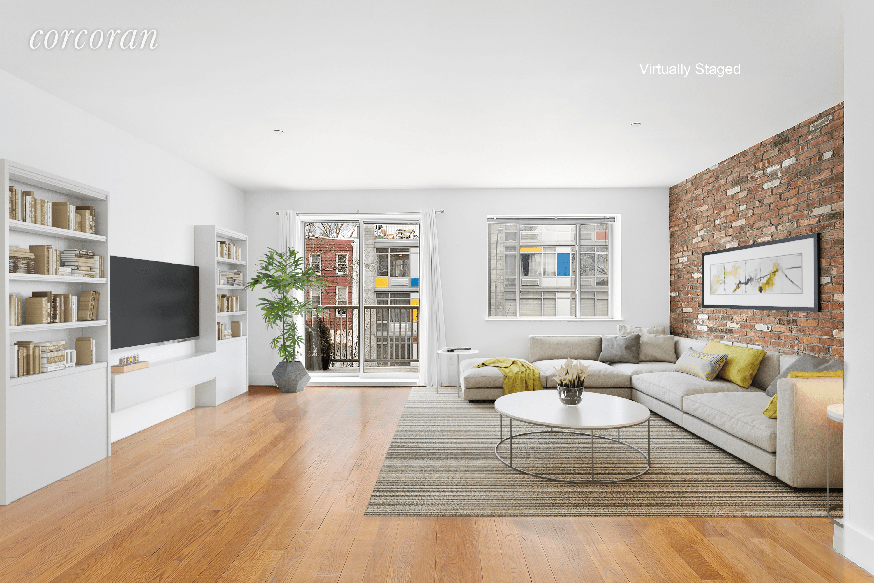 This contemporary Clinton Hill condo with keyed elevator entry into the apartment has it all.
