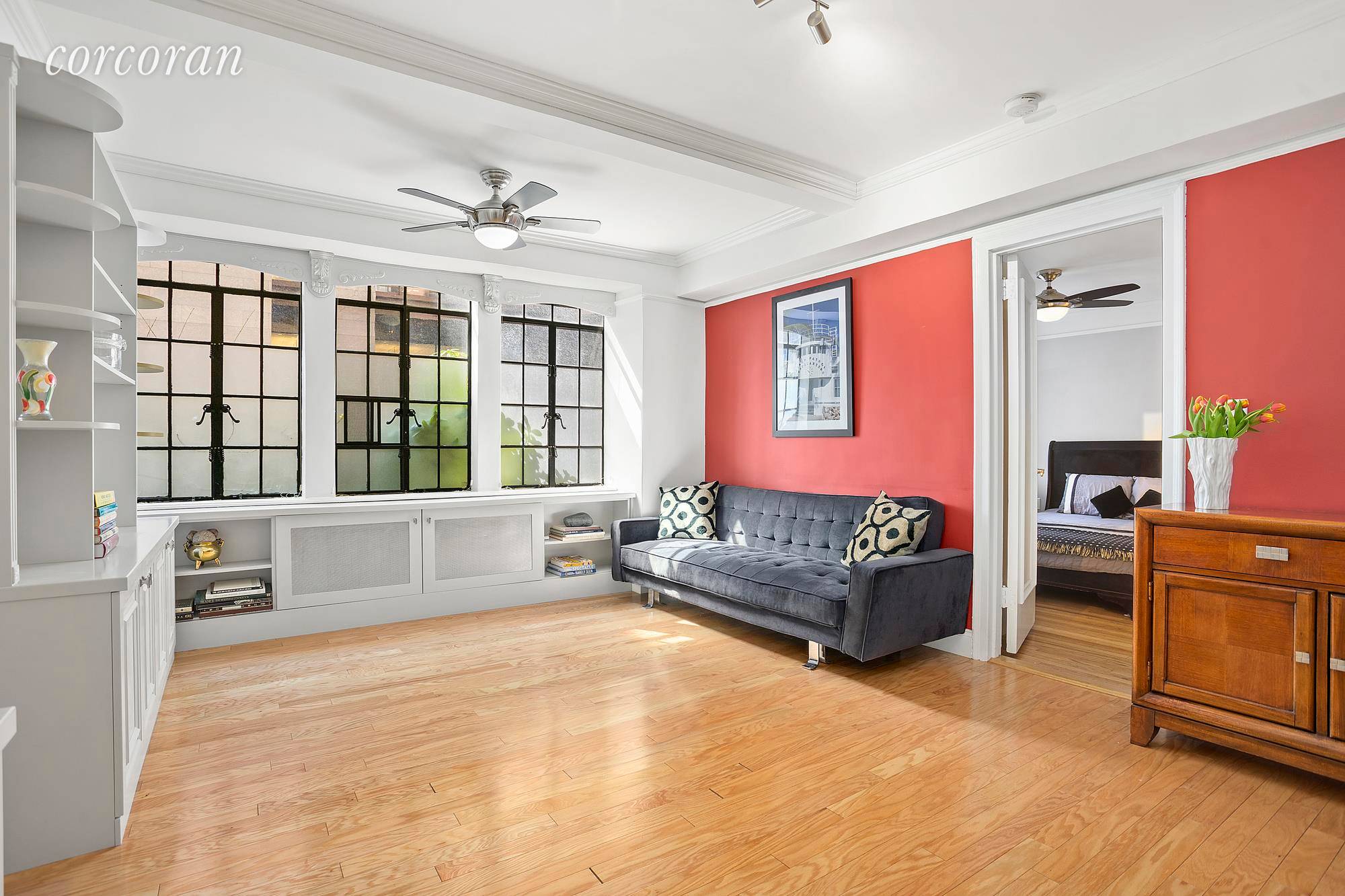 Meticulous 2BR 2BA, located in one of Tudor City's sparkling gem coop buildings, The Cloister.