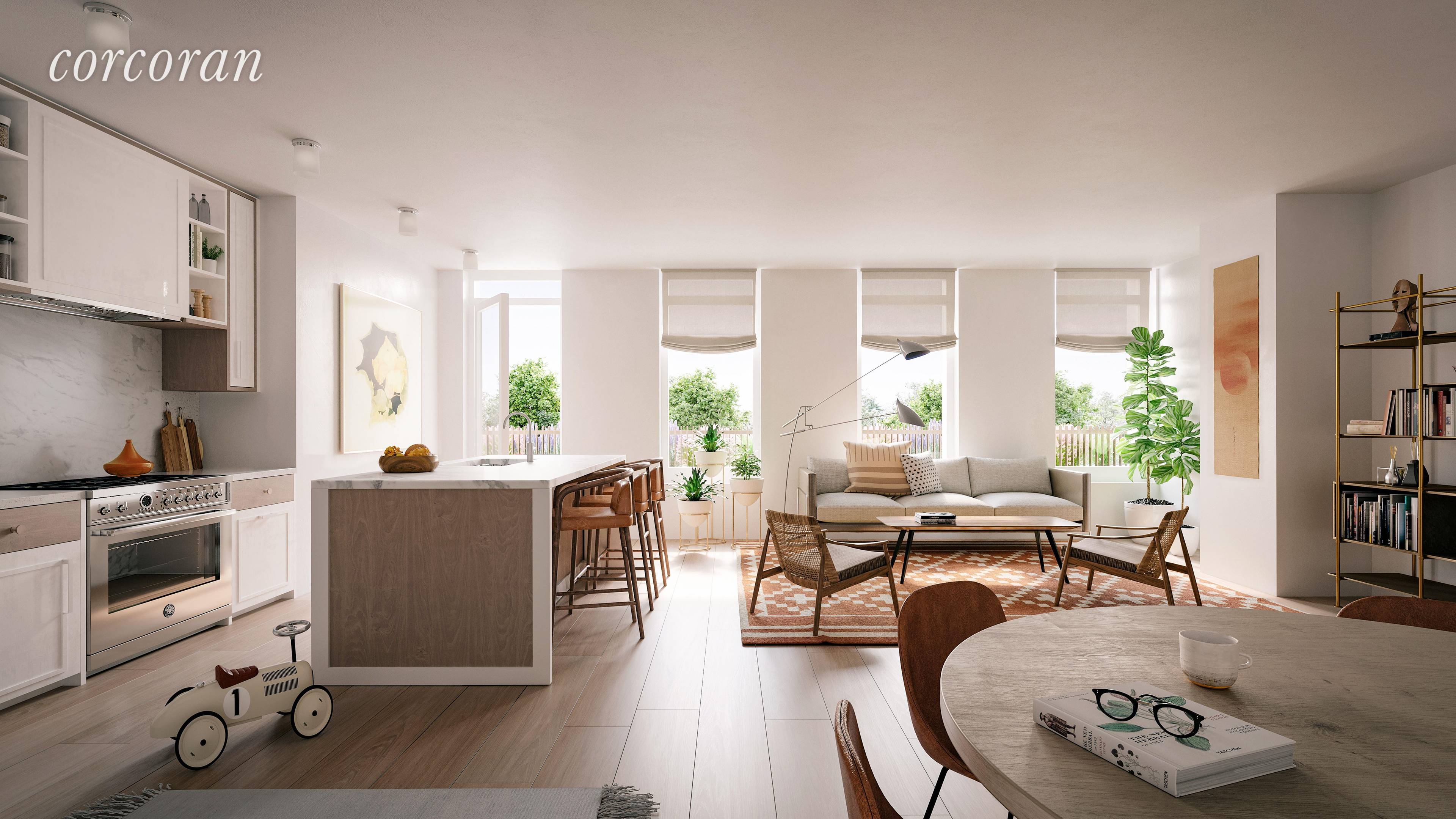 One Clinton is a collection of 134 modern homes inspired by the historic and graceful surroundings of Brooklyn Heights.