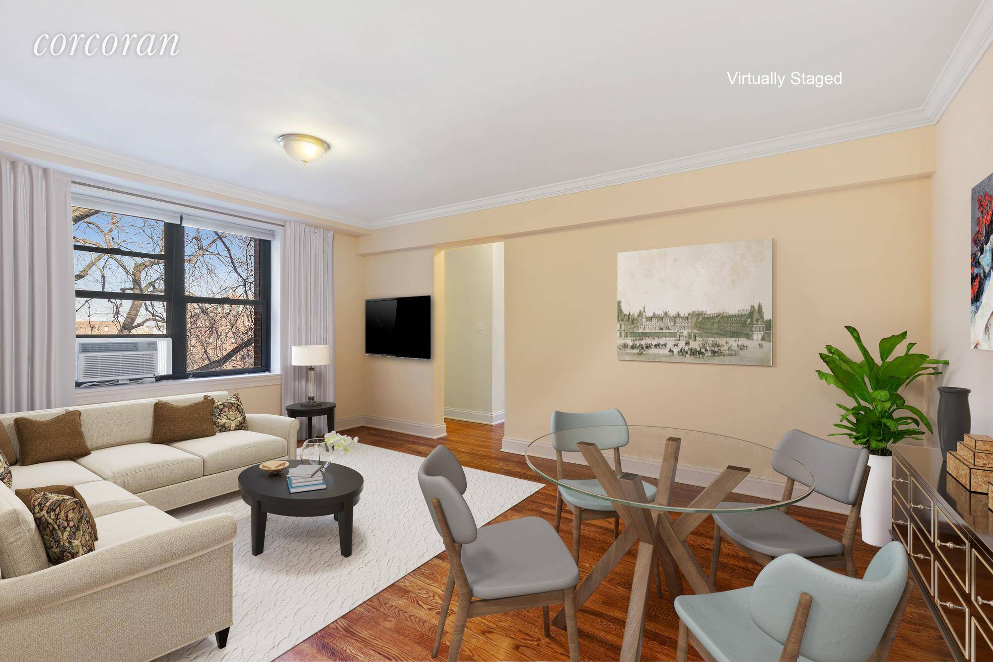 MINT CONDITION ONE BEDROOM NEAR FORT TRYON PARK This pristine high floor home has been newly refreshed to absolute perfection.