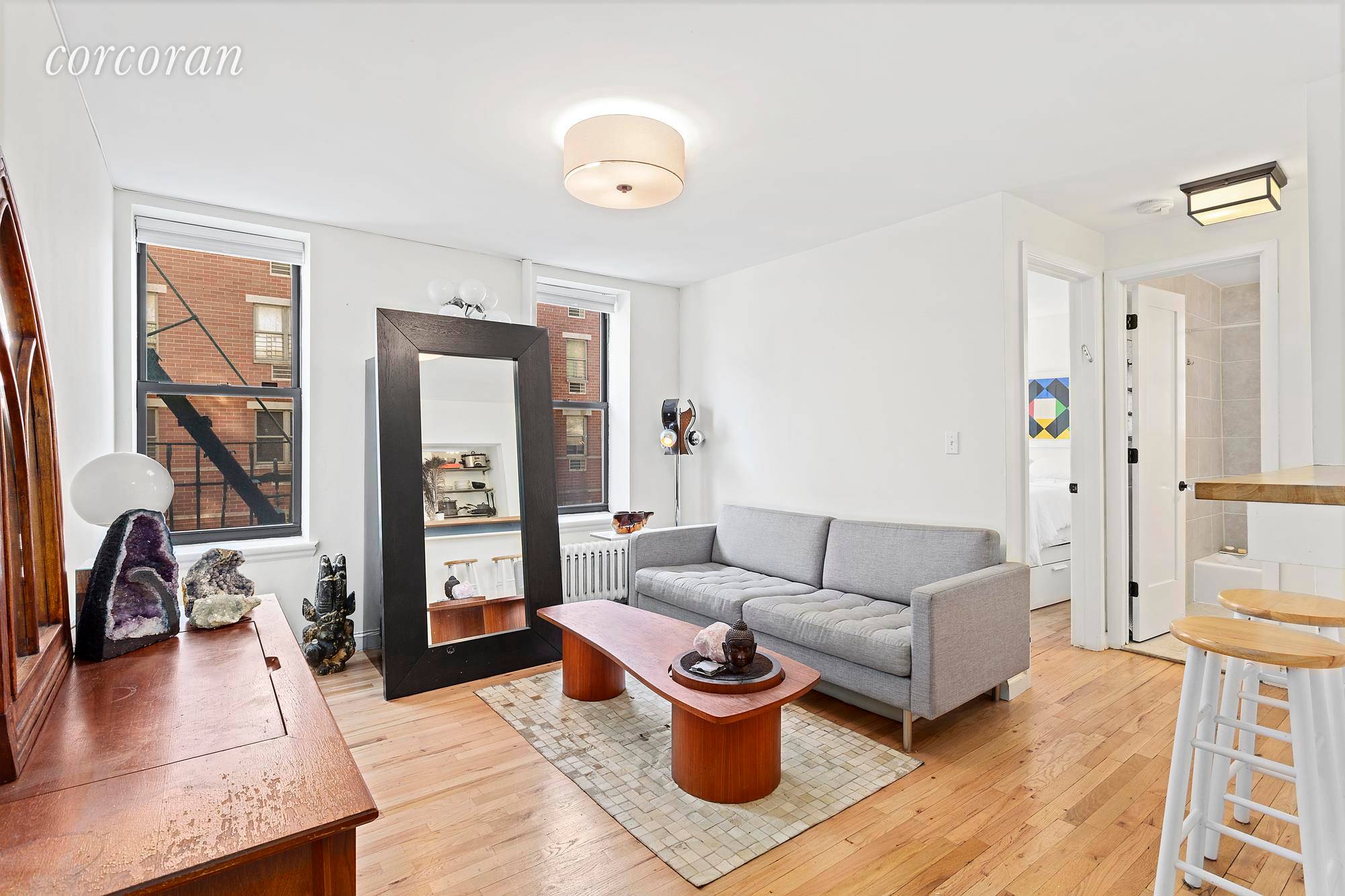 Back on Market 9 24. A 2nd floor and sunny, Lower East Side one bedroom home with incredibly low maintenance.
