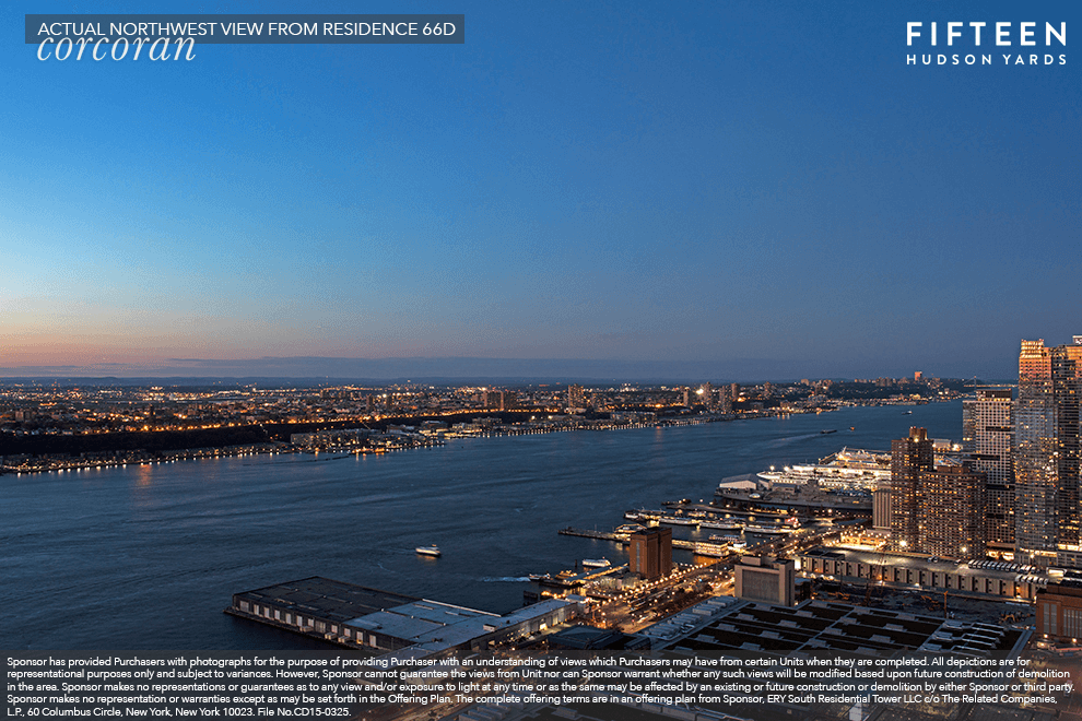 PRIZED HIGH FLOOR 2 BEDROOM LOFT RESIDENCE WITH OVER 11 FOOT CEILINGS AND HUDSON RIVER VIEWS !