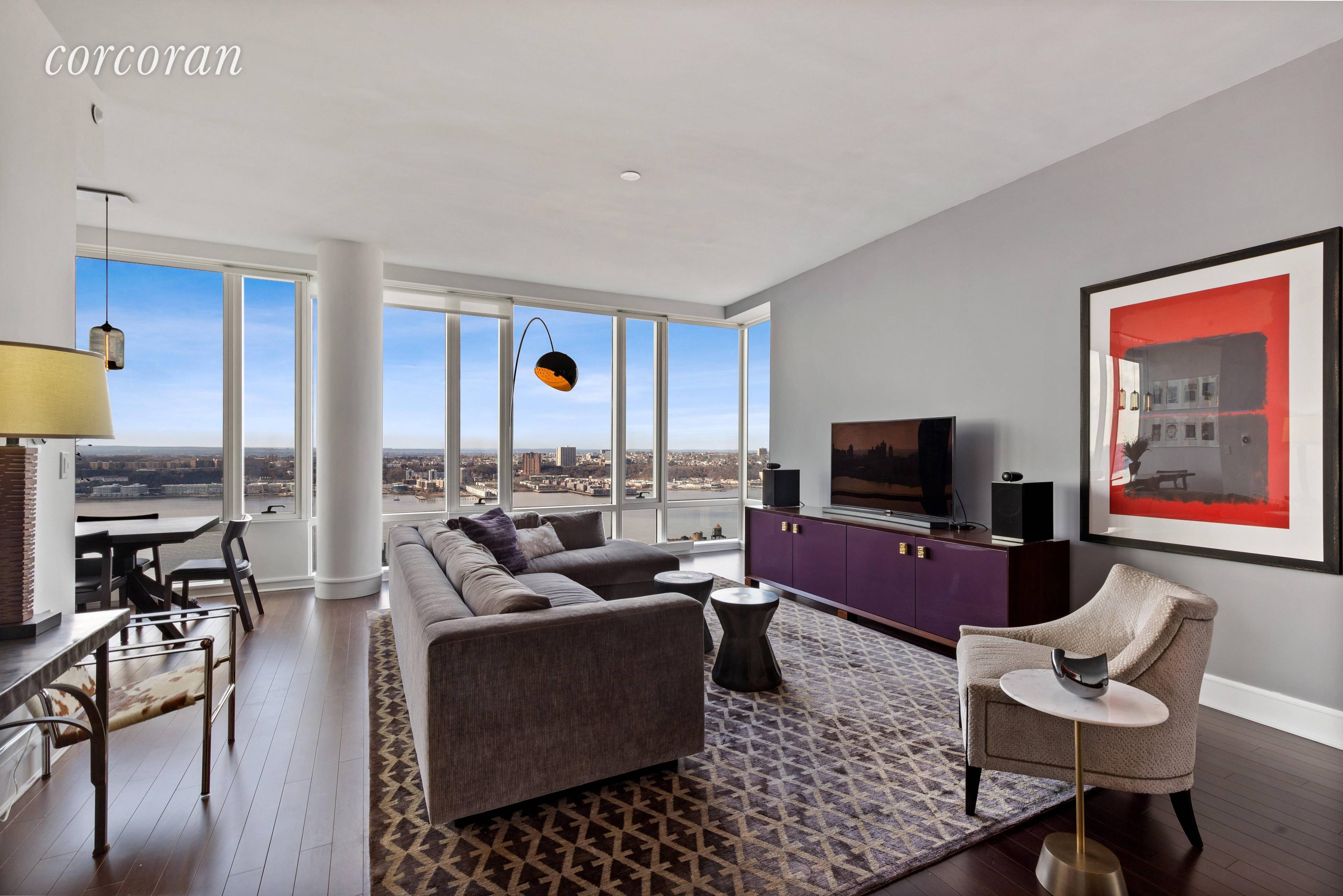 A rare 28th floor Upper West Side 3 bedroom plus home office with full bath condominium boasting the views you've been dreaming of awaits you at The Ariel West Condominium ...