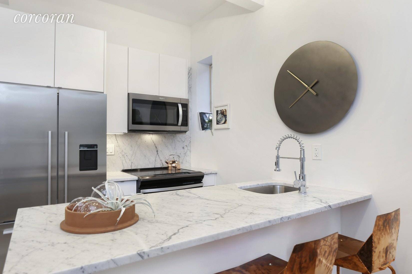 Finally an opportunity to own a piece of wonderful Carroll Gardens in a light filled and all new condo in a converted 4 unit historic townhouse for a great price.