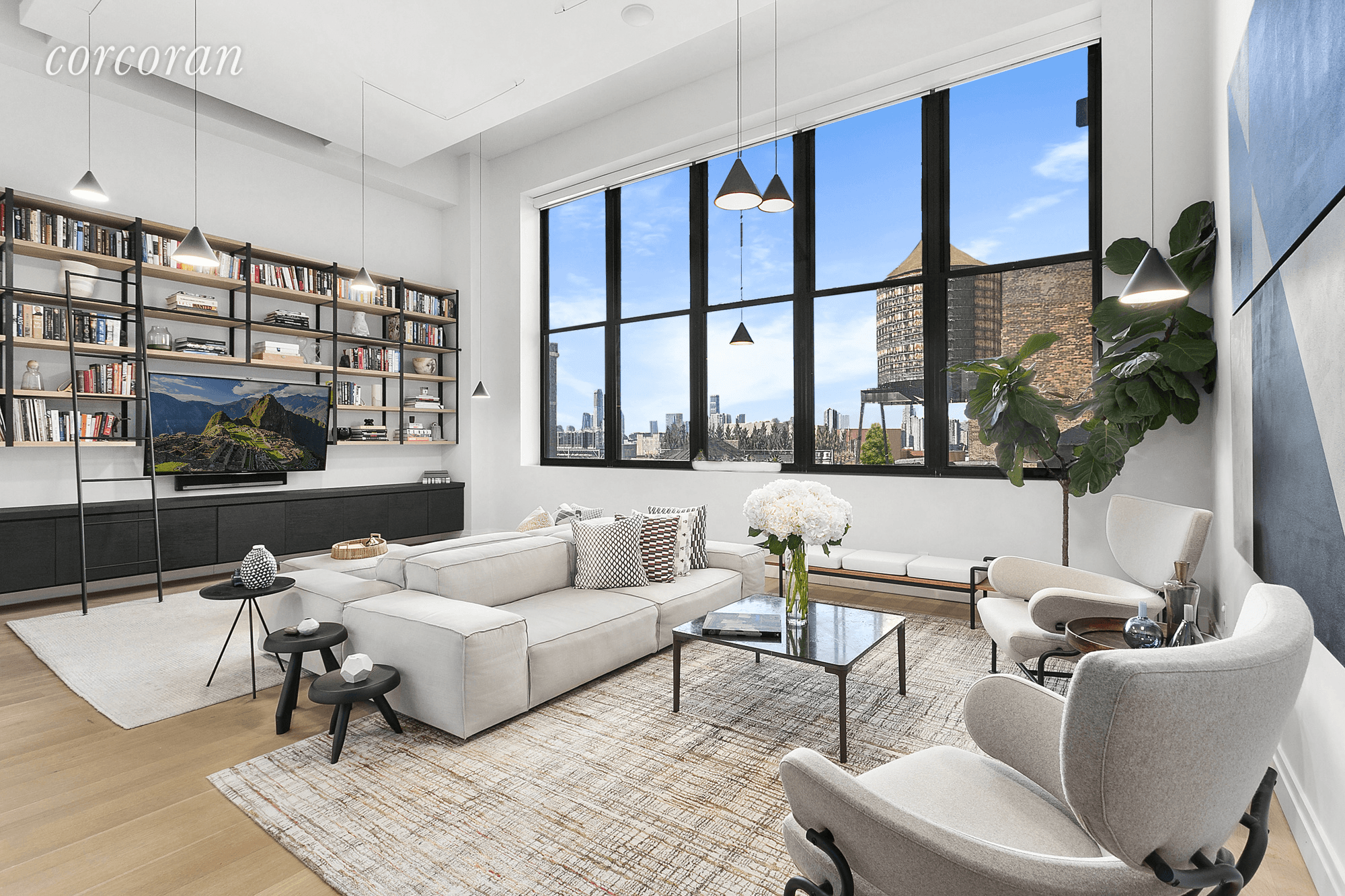 With approximately 2, 524sf of living space, this triple mint three bedroom, three and a half bathroom duplex loft epitomizes the finest qualities of gracious downtown living.