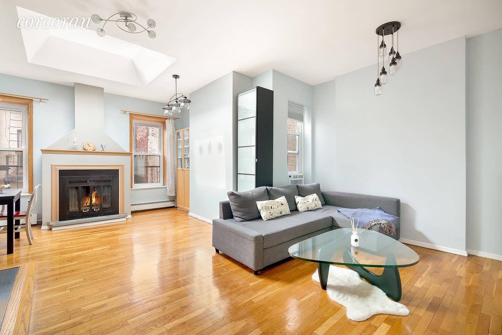 Rarely available Park Slope two bedroom condo with EXCLUSIVE ROOF ACCESS RIGHTS !