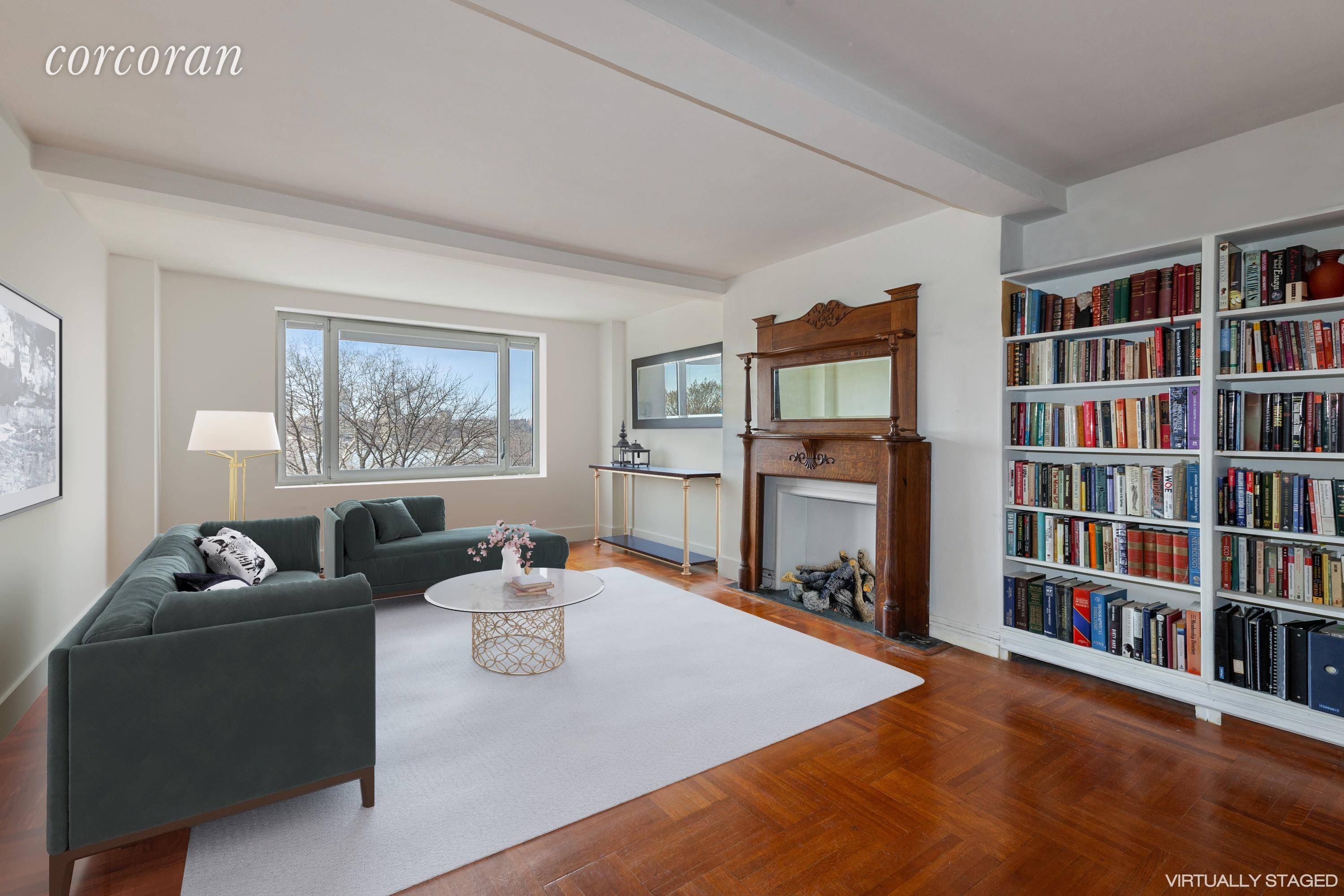LARGE Three Bedroom, Three Bathroom with Views of the Hudson River, 100 Riverside Drive at 82nd Street SPACE, VIEWS, UWS !