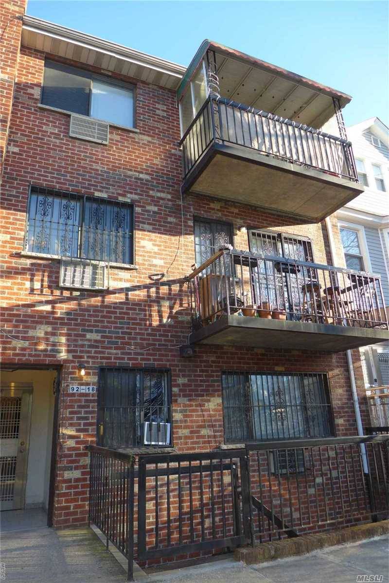 Elmhurst, 2 bedroom converted from one condo on the top floor of a 3 story, 6 unit building.