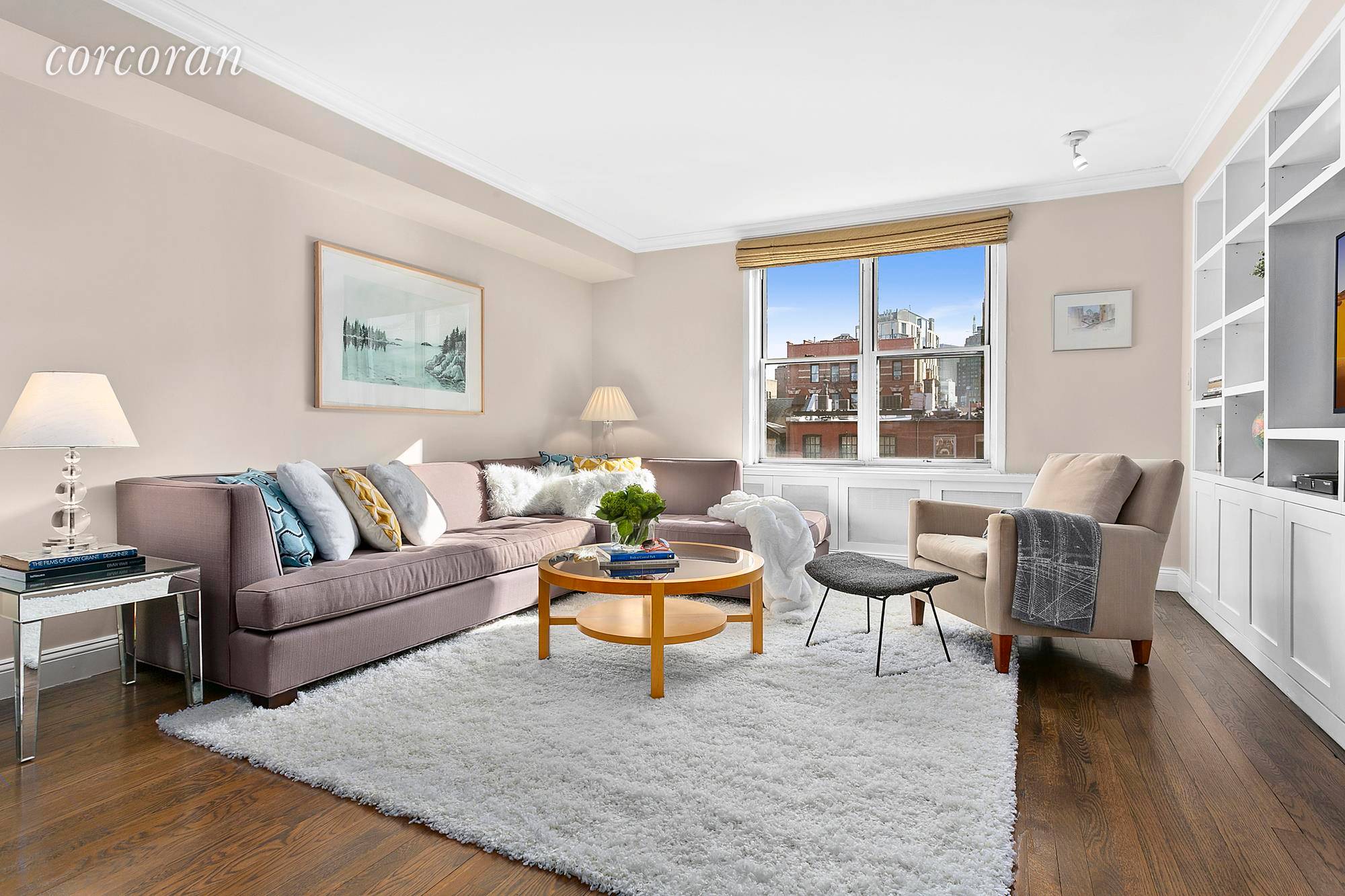 Exceptional sunlight and pin drop quiet, this well designed and largely proportioned split 2 bedroom, 2 bath home is perfectly situated at the crossroads of SoHo, the West Village and ...