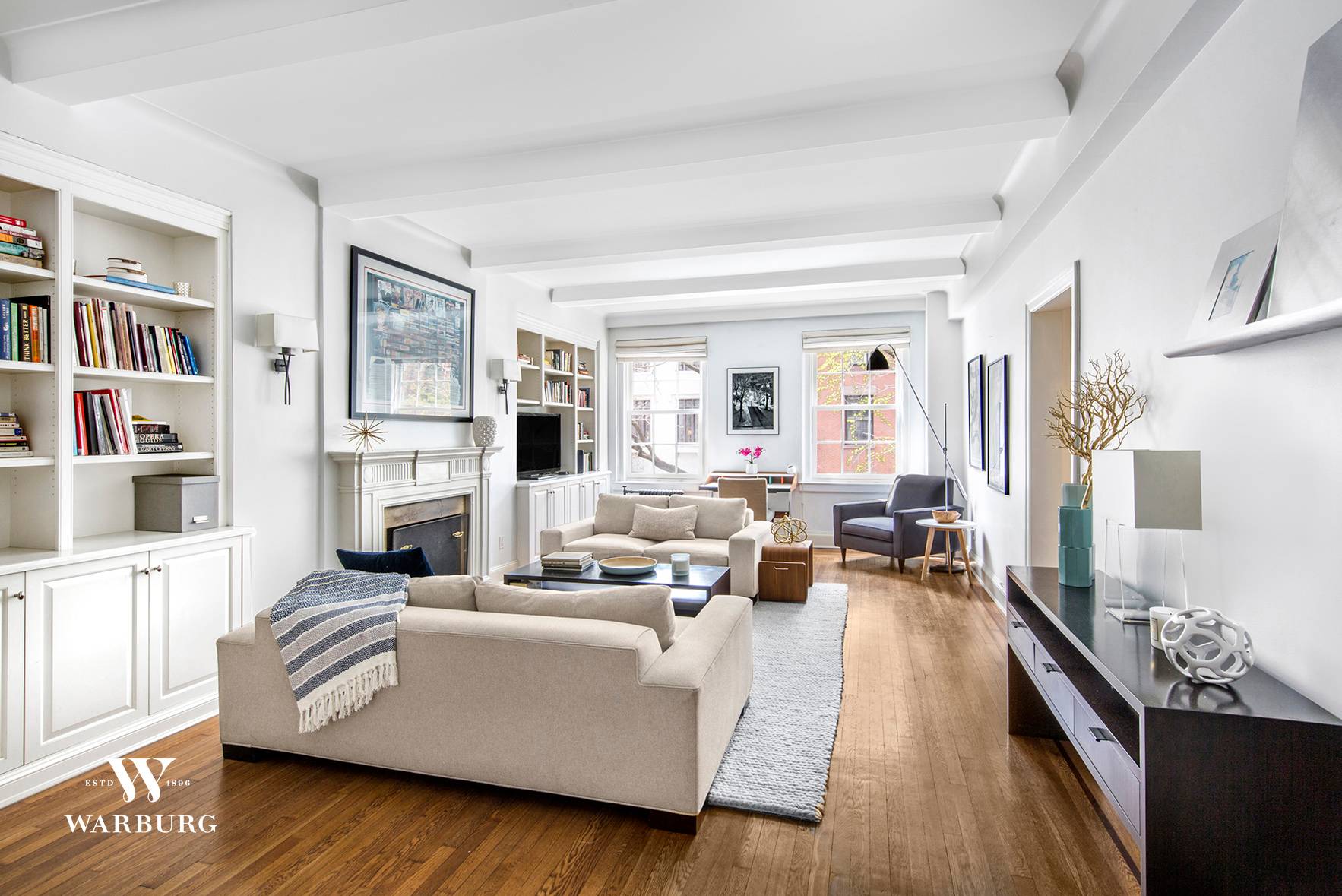 A rare opportunity to purchase an exceptional Classic 5 on stunning West 9th Street, in the heart of historic Greenwich Village.