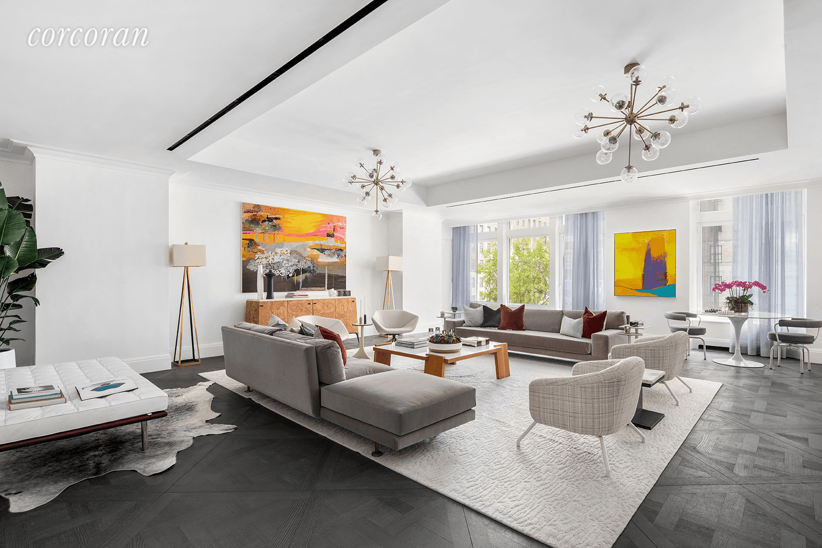 IMMEDIATE OCCUPANCY. 1010 Park Avenue, Terrace Duplex is a rare jewel offering grand scale and sophisticated modern luxury.