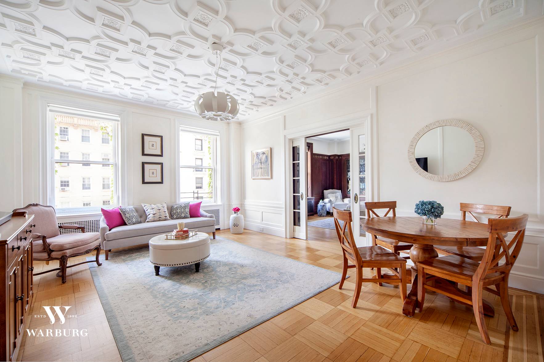 Price Improvement ! Uncommon opportunity to own a bright, exquisitely detailed prewar condo !