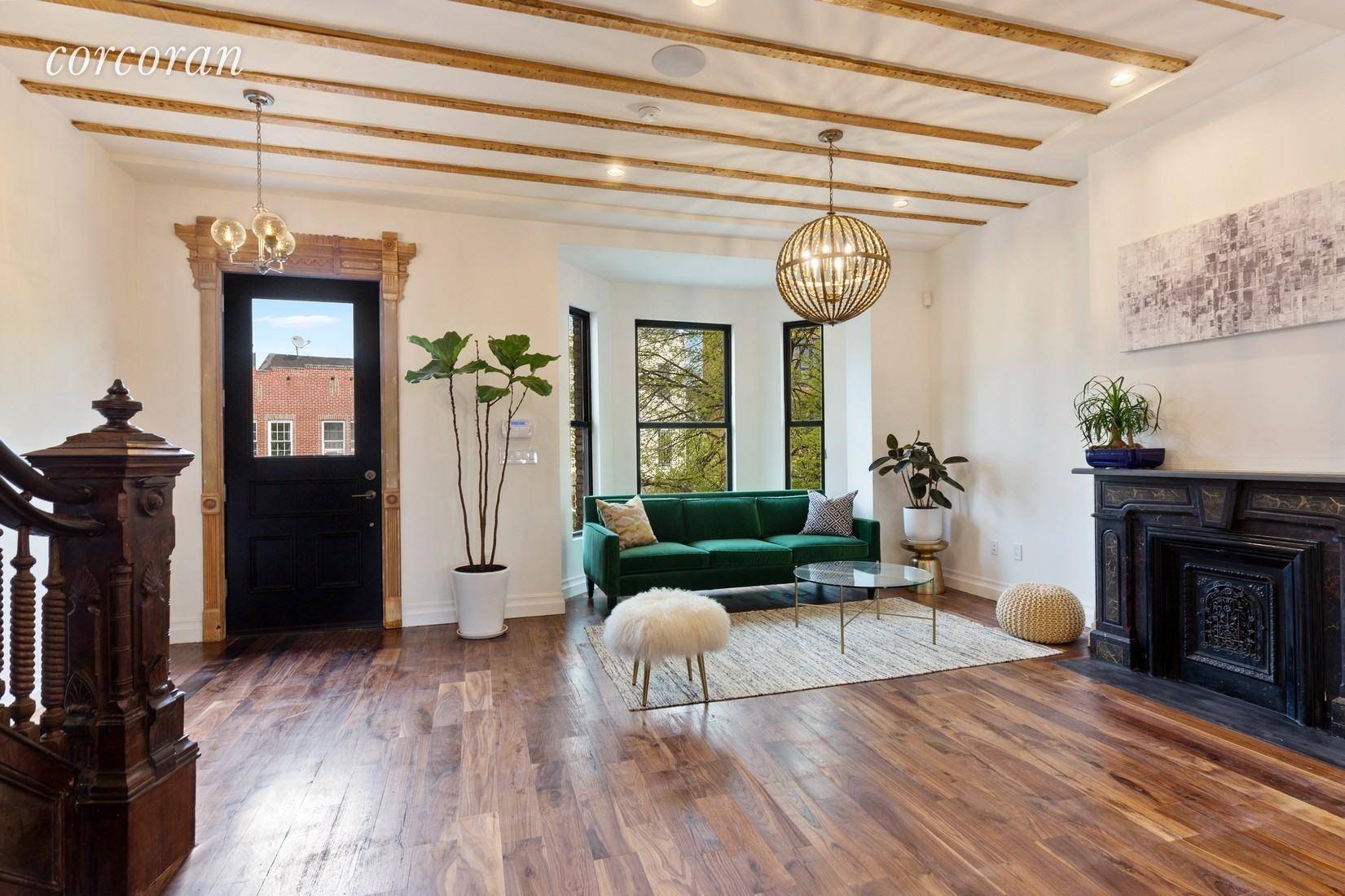Make your new home at 44 Rochester Avenue, a gut renovated 2 family townhouse on the sought after Stuyvesant Heights and Crown Heights border.
