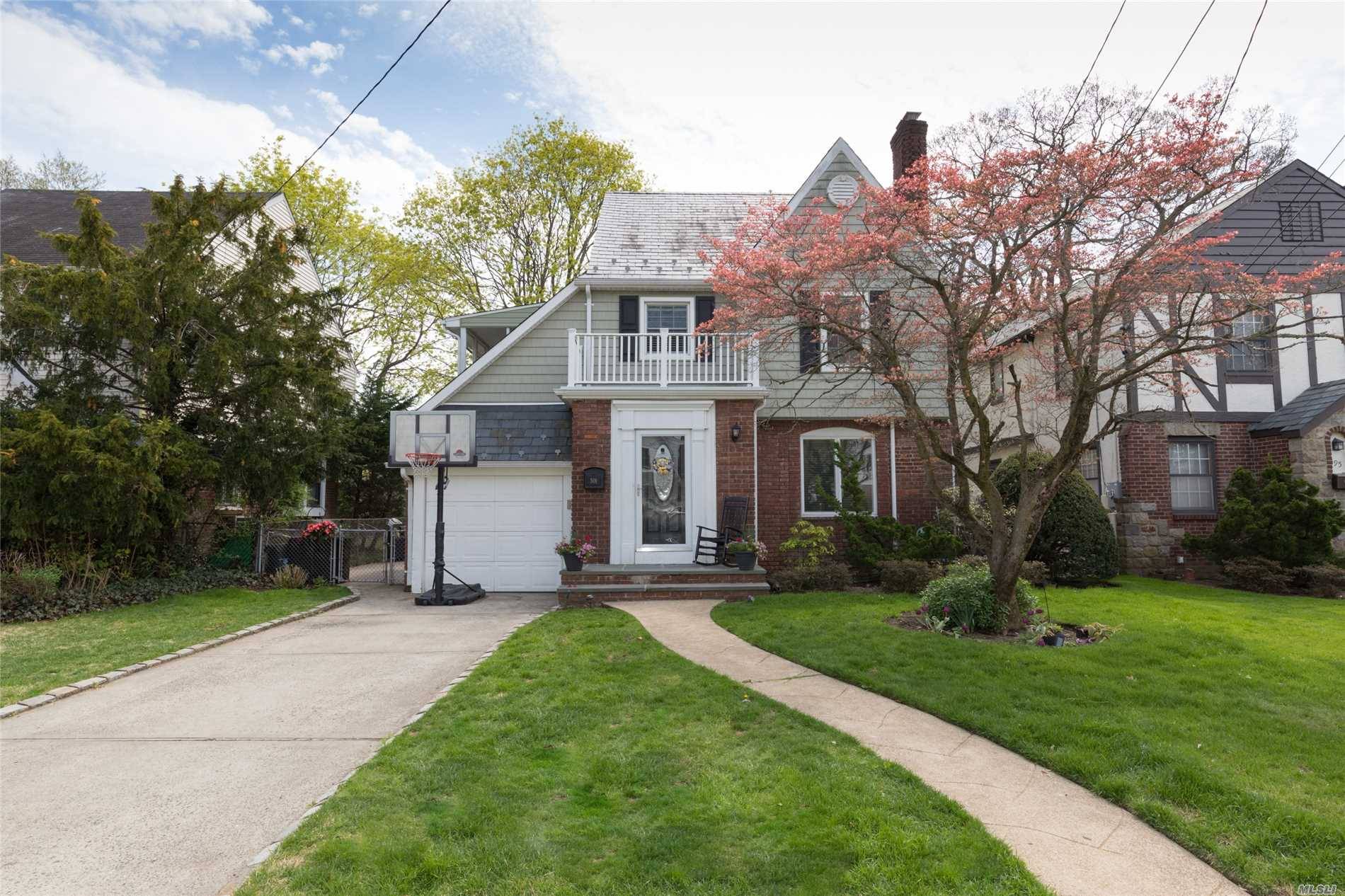 This Charming Colonial Is Situated In The Unincorporated Village Of Lynbrook With Low Taxes.