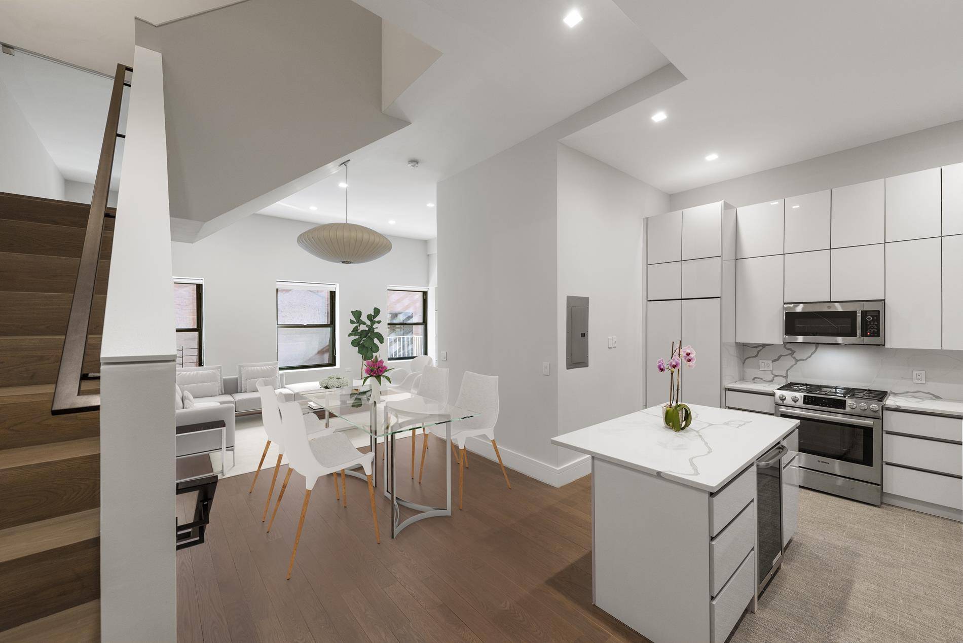 Triple Mint Two Bedroom Two Bath Renovated Loft with 16 ft ceilings in Iconic Doorman Building in Greenwich Village NohoYou will never want to leave this one of a kind ...