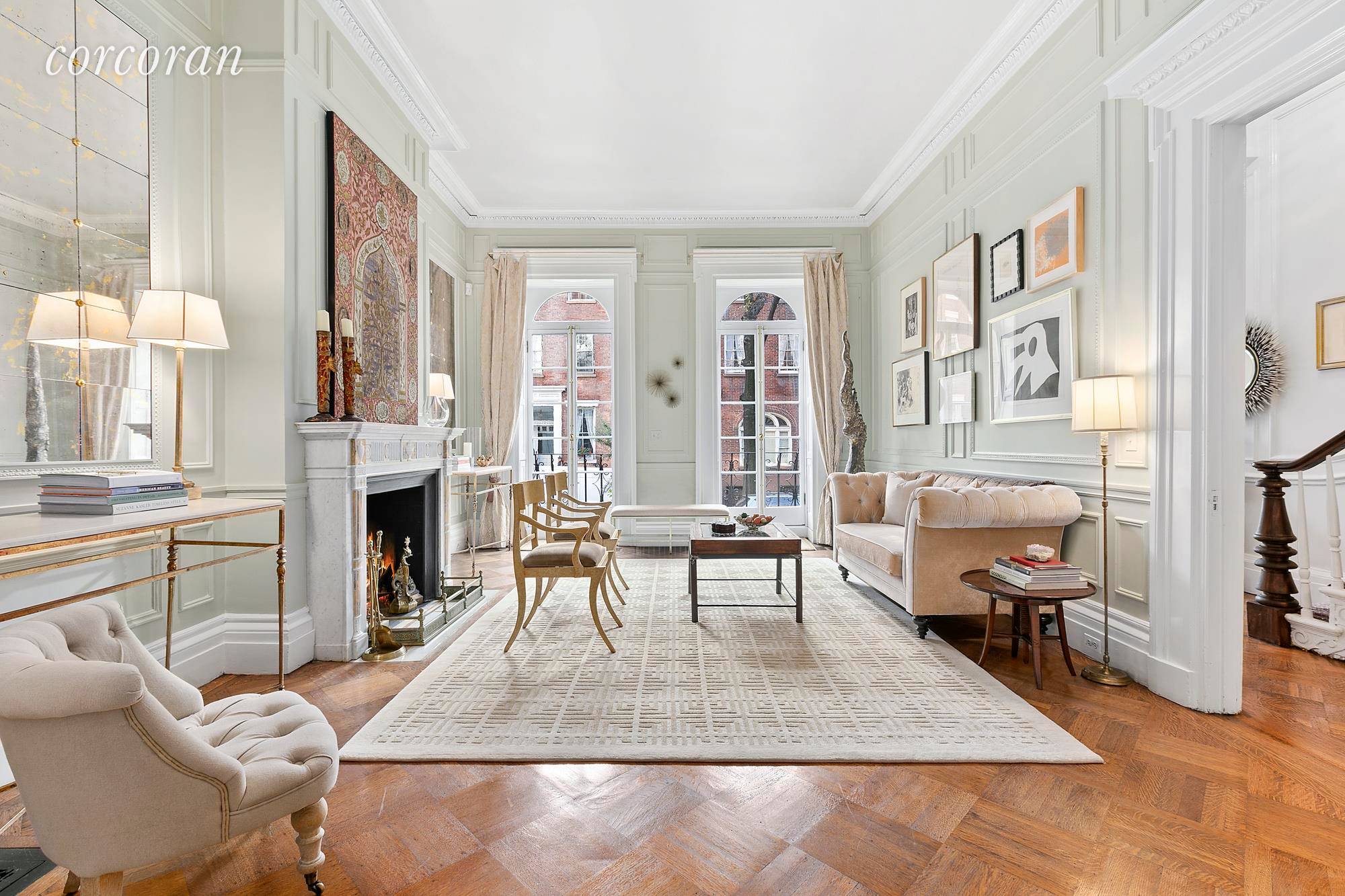 Located on a prime Gold Coast block in the landmarked neighborhood of Greenwich Village, a beautiful and historic home is now on the market.