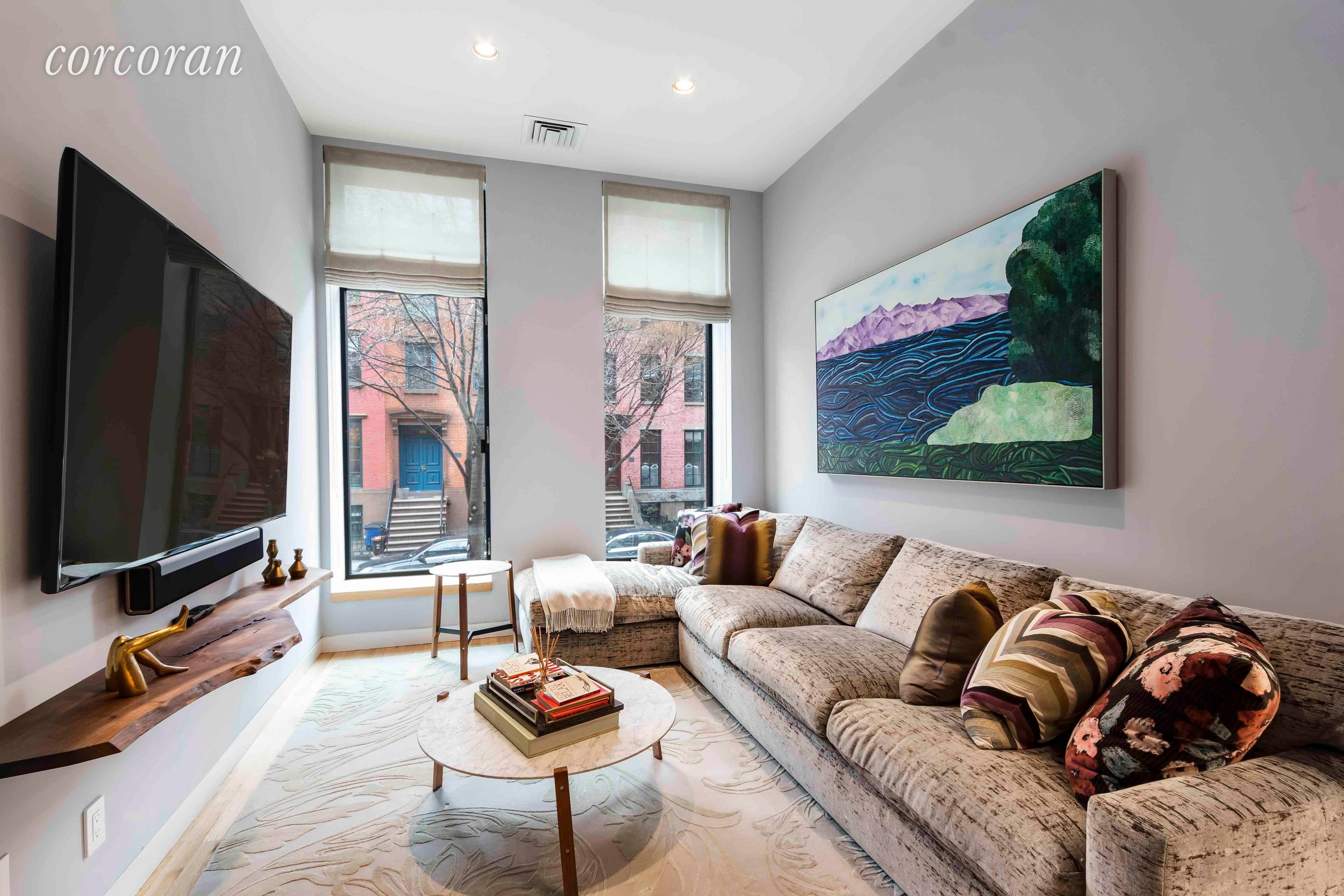 269 State Street is a remarkable five story, modern, bright townhouse at the crossroads of Brooklyn Heights and Boerum Hill with five bedrooms, four bathrooms, a media room, play room ...