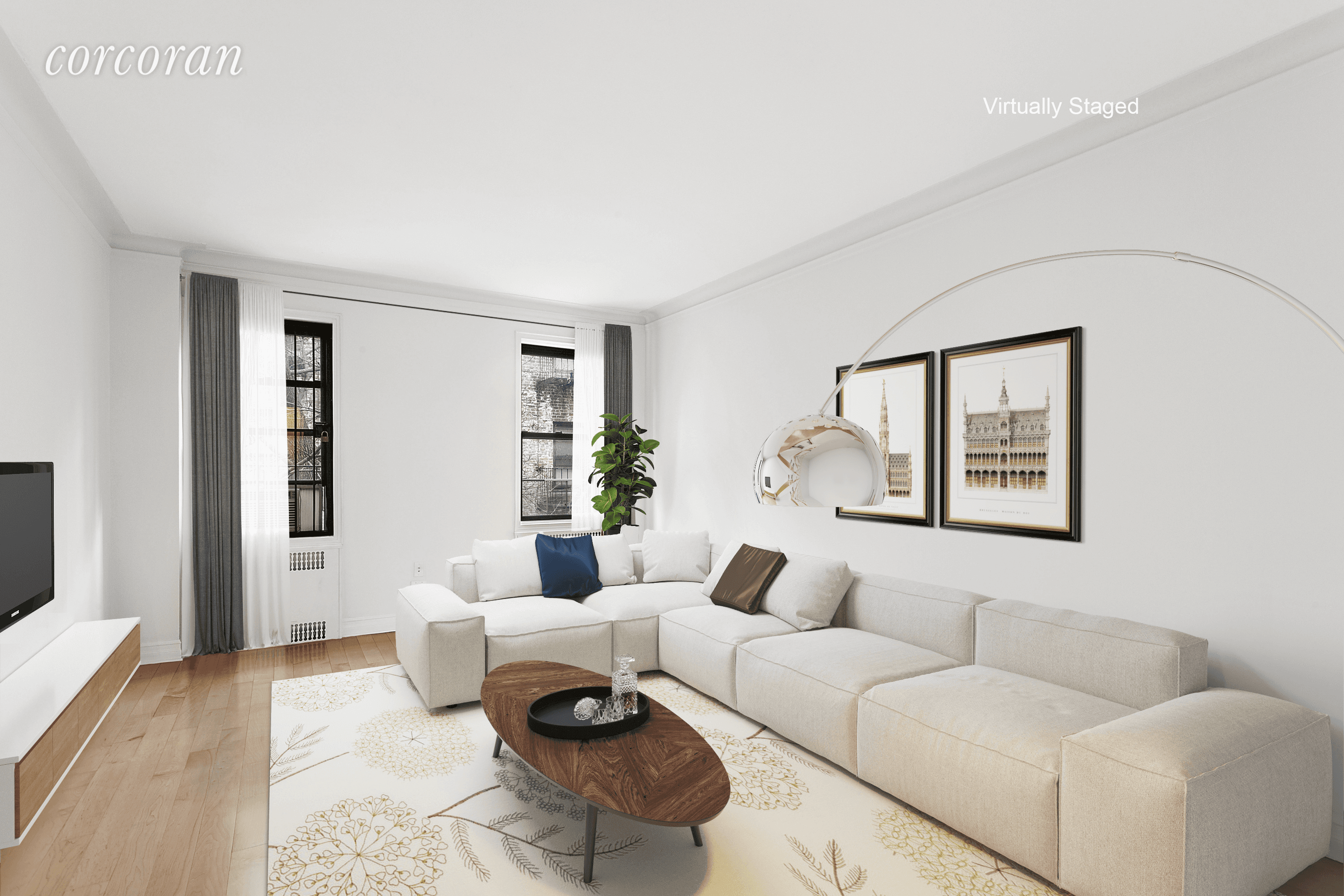 50 Lefferts Avenue 5S is a one bedroom co op in mint condition, freshly painted with six fully equipped closets and more space than you can imagine.