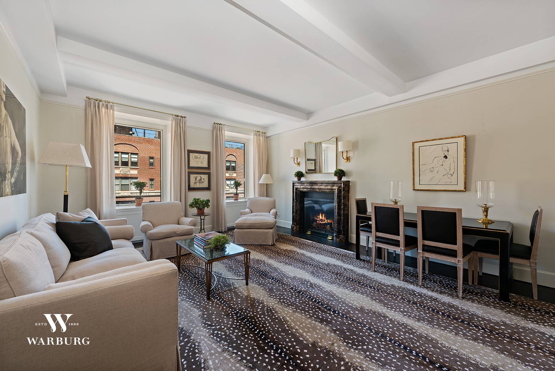 Impeccably renovated to the highest standard in the best of taste with wonderful style this exceptional full floor home in one of the finest prewar cooperative buildings on the Upper ...