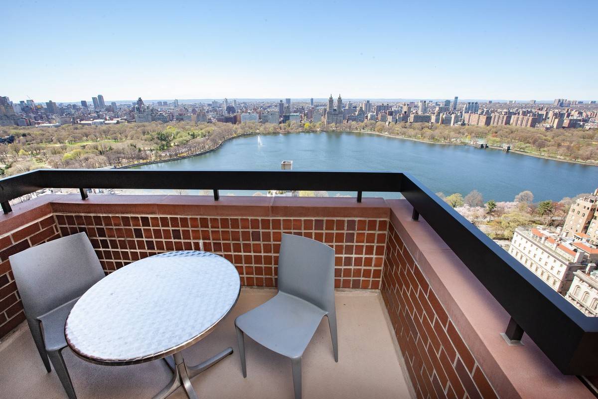 Breathtaking, unobstructed views of Central Park and the Reservoir from every room of this newly renovated triple mint 4 Bedroom made into a luxurious 3 bedroom, in one of Carnegie ...
