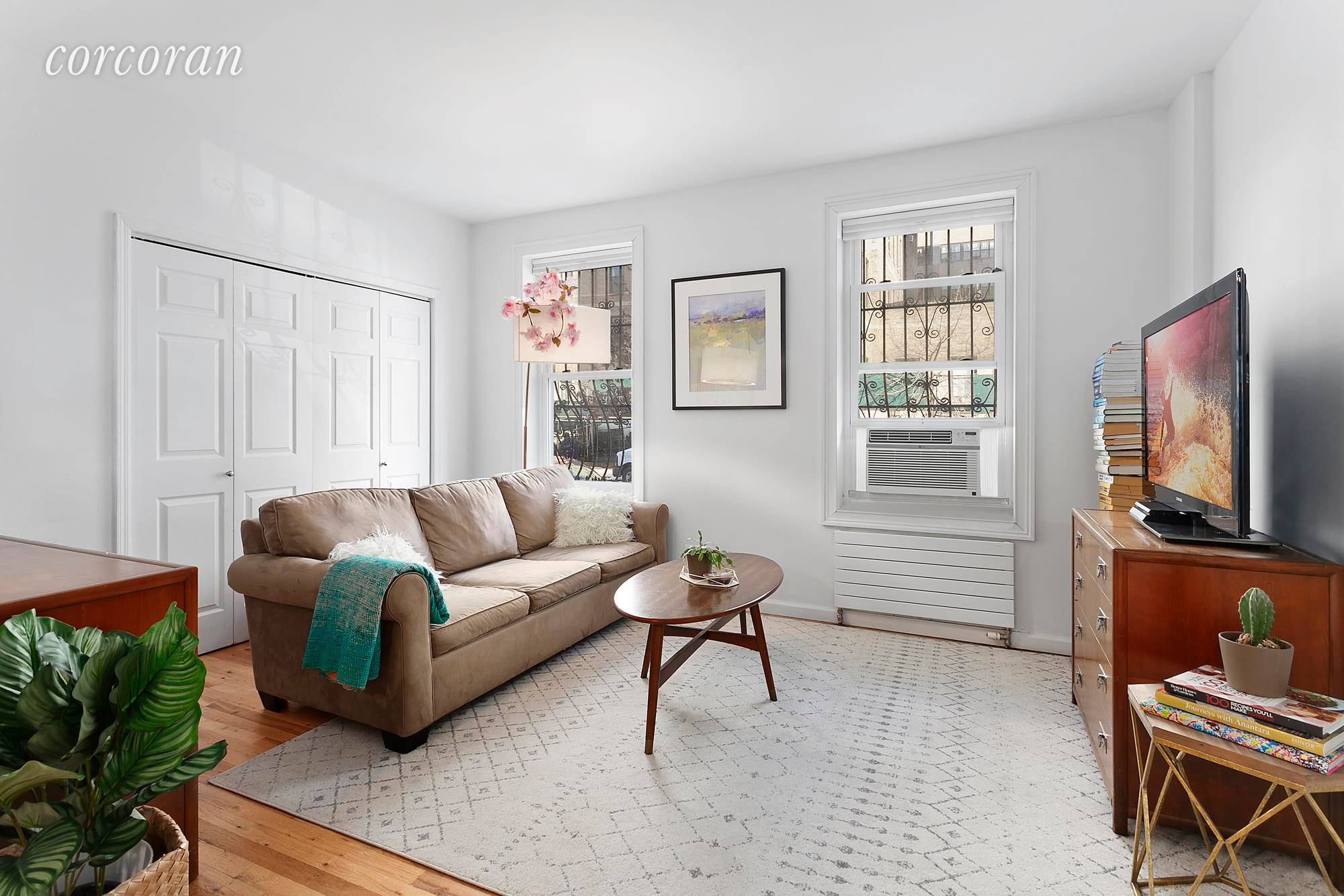 566 Prospect Place 1A is a ground floor beautifully renovated two bedroom coop in prime Crown Heights Prospect Heights with everything you need to call home.