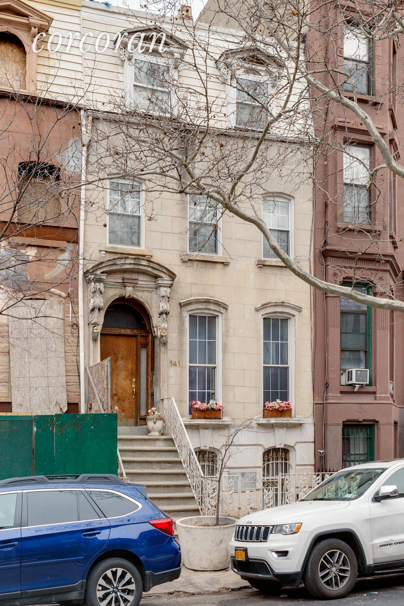 141 Lefferts placeLegal 4 family townhouse is located on Lefferts Place in Prime Bedford Stuyvesant, bordering Clinton Hill.