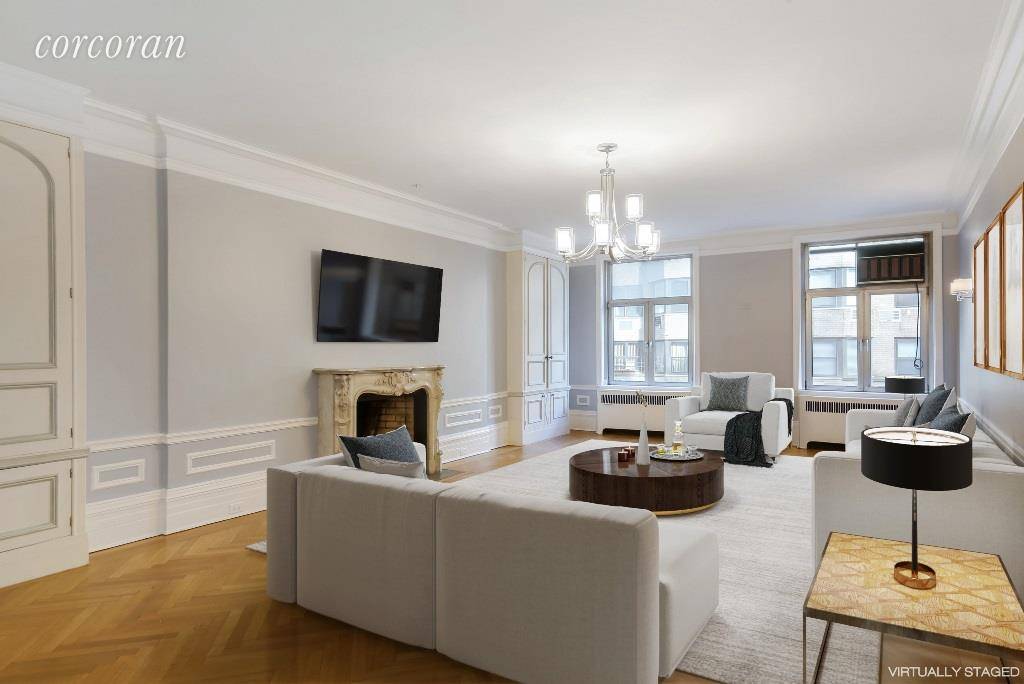 Located directly across the street from the Metropolitan Museum and Central Park, this elegant 7 room apartment is for sale for the first time in more than 50 years and ...