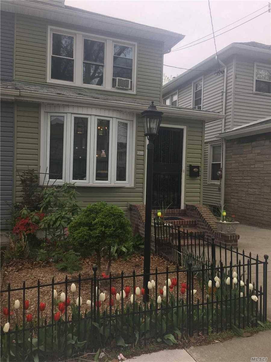 Semi Attached Classic Home In Sheepshead Bay With 3 Bedrooms and 1.