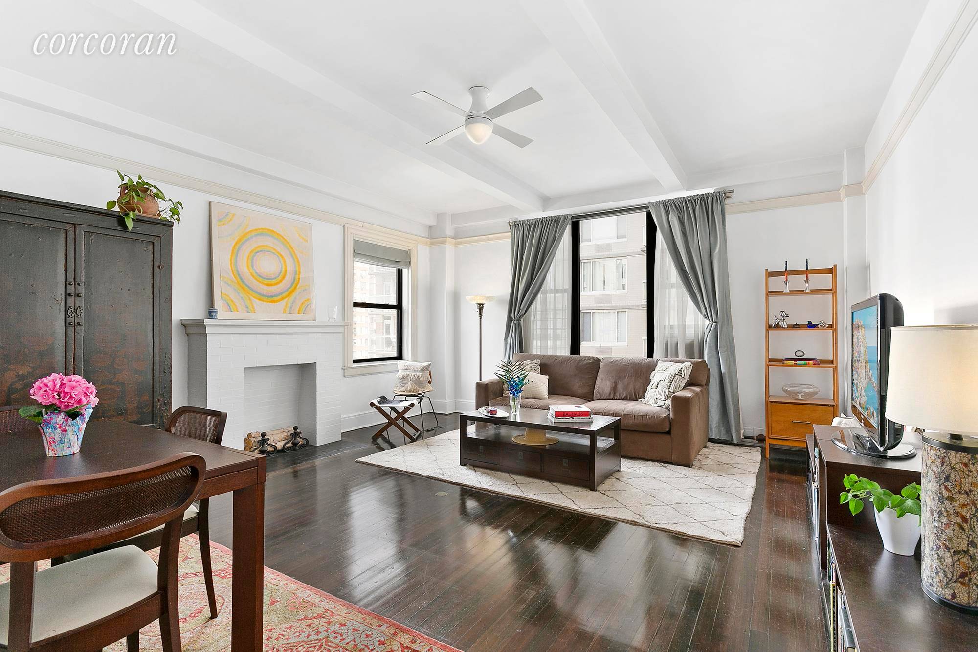 Located on one of the most stately and picturesque blocks on the Upper West Side, this wonderful prewar apartment is truly an incredible opportunity.
