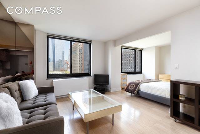 The perfect size for a pied a terres or corporate housing in Manhattan's booming Financial District.