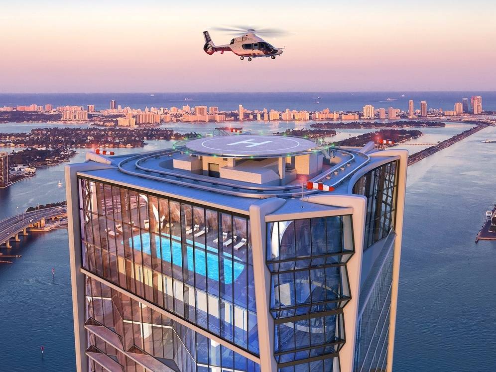 Luxury Life With a Helicopter Landing Pad